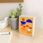 Mid-century shapes abstract no7 Mini Art Print Gallery Image 2