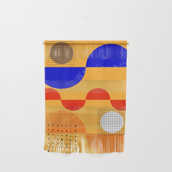 Mid-century shapes abstract no7 Wall Hanging Gallery Image 1
