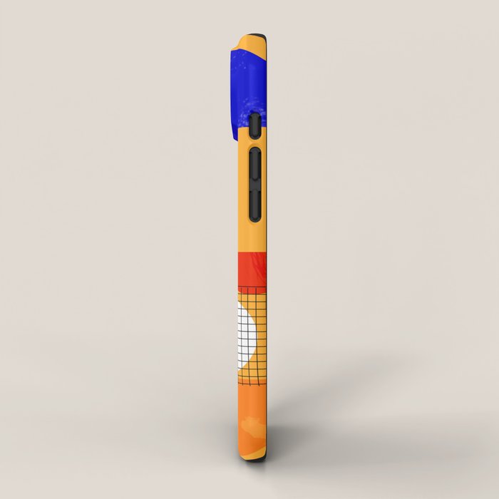 Mid-century shapes abstract no7 iPhone Case Gallery Image 2
