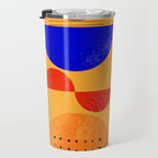Mid-century shapes abstract no7 Travel Mug Gallery Image 3