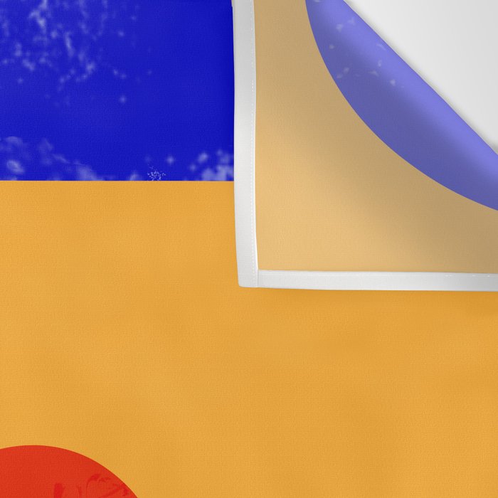 Mid-century shapes abstract no7 Wall Tapestry Gallery Image 3