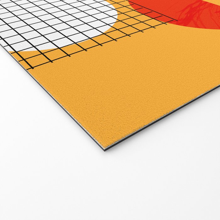 Mid-century shapes abstract no7 Welcome Mat Gallery Image 2