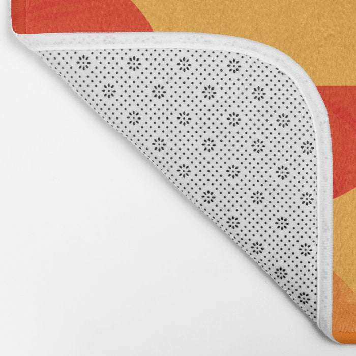Mid-century shapes abstract no7 Bath Mat Gallery Image 2