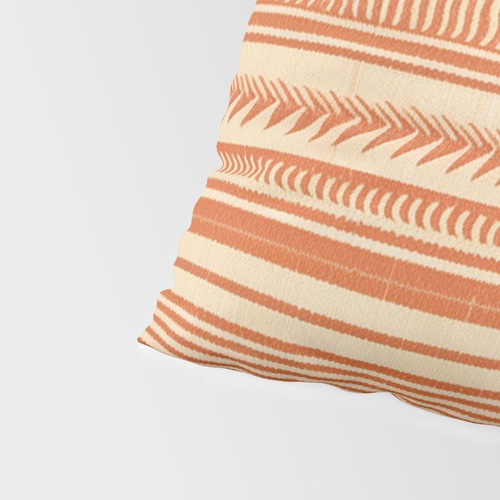 Boho Earthy Mud Cloth Abstract Pattern Pillow Sham Gallery Image 4