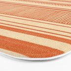 Boho Earthy Mud Cloth Abstract Pattern Bath Mat Gallery Image 3