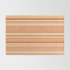 Boho Earthy Mud Cloth Abstract Pattern Rug Gallery Image 2