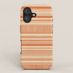 Boho Earthy Mud Cloth Abstract Pattern iPhone Case Gallery Image 1