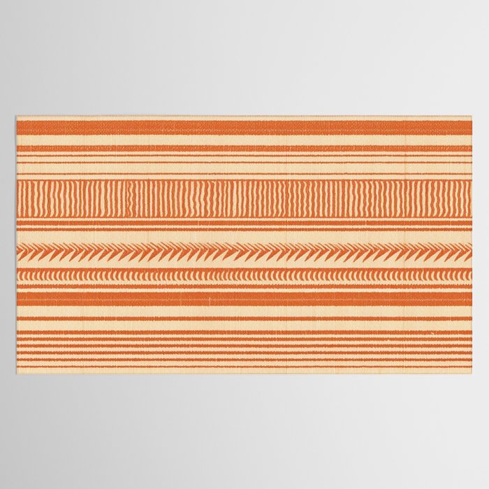 Boho Earthy Mud Cloth Abstract Pattern Tablecloth Gallery Image 2