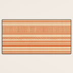 Boho Earthy Mud Cloth Abstract Pattern Desk Mat Gallery Image 3