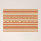 Boho Earthy Mud Cloth Abstract Pattern Welcome Mat Gallery Image 1