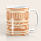Boho Earthy Mud Cloth Abstract Pattern Coffee Mug Gallery Image 1