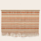 Boho Earthy Mud Cloth Abstract Pattern Wall Hanging Gallery Image 1