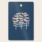 Florals Looking Up Cutting Board Gallery Image 1