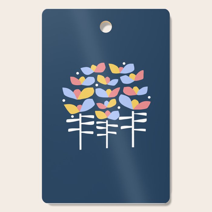 Florals Looking Up Cutting Board Gallery Image 1