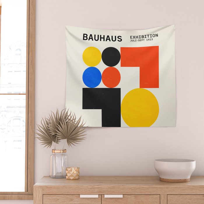 Balance 03: Bauhaus Mid-Century Edition Wall Tapestry Gallery Image 2