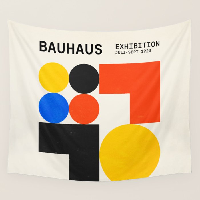 Balance 03: Bauhaus Mid-Century Edition Wall Tapestry Gallery Image 4