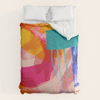 brush strokes abstract 5 Comforter Gallery Image 6