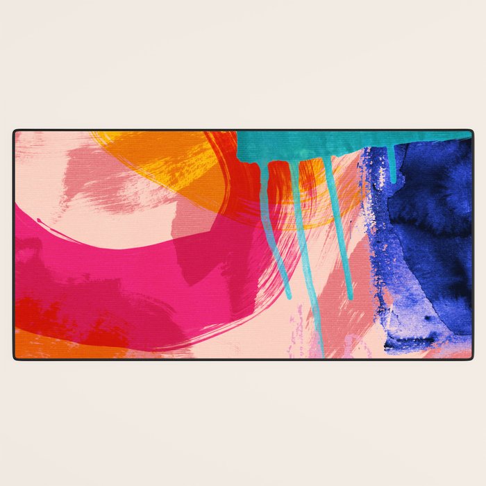 brush strokes abstract 5 Desk Mat Gallery Image 3