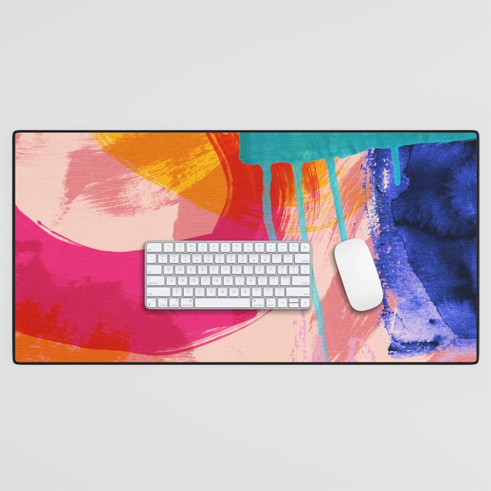 brush strokes abstract 5 Desk Mat Gallery Image 1