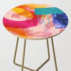 brush strokes abstract 5 Side Table Gallery Image 2