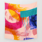 brush strokes abstract 5 Wall Tapestry Gallery Image 4