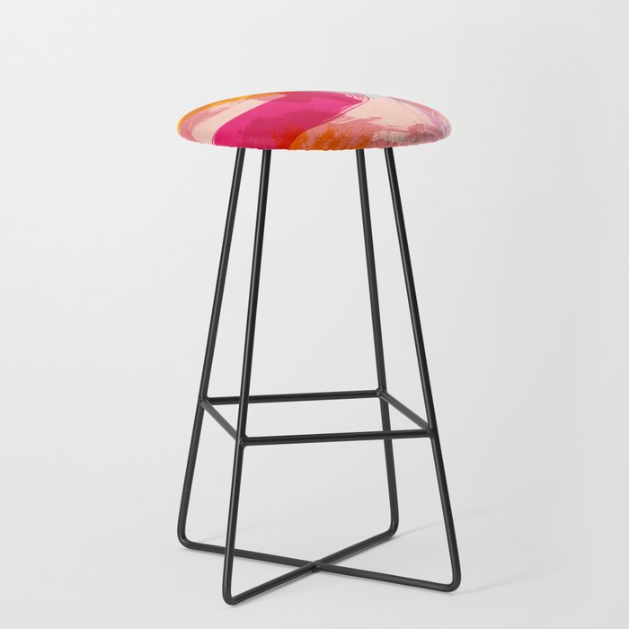 brush strokes abstract 5 Stool Gallery Image 1