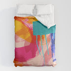 brush strokes abstract 5 Duvet Cover Gallery Image 6