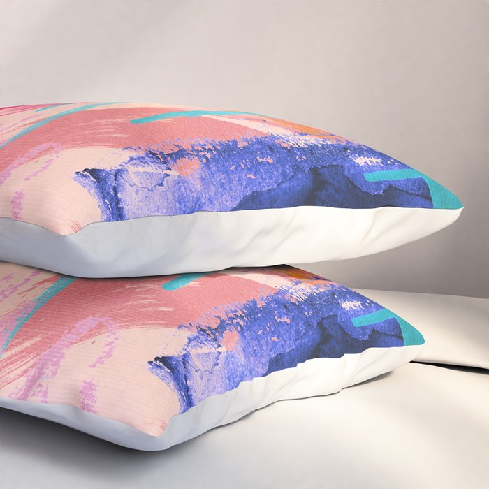brush strokes abstract 5 Pillow Sham Gallery Image 3