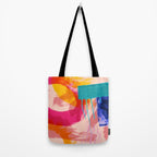 brush strokes abstract 5 Tote Bag Gallery Image 2