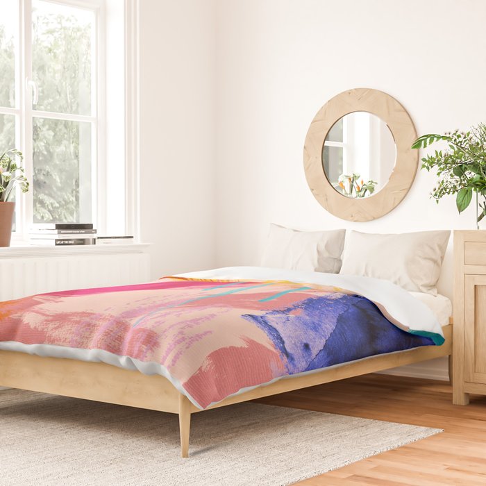 brush strokes abstract 5 Duvet Cover Gallery Image 2