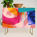 brush strokes abstract 5 Credenza Gallery Image 1