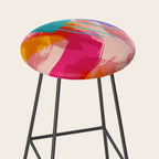 brush strokes abstract 5 Stool Gallery Image 2