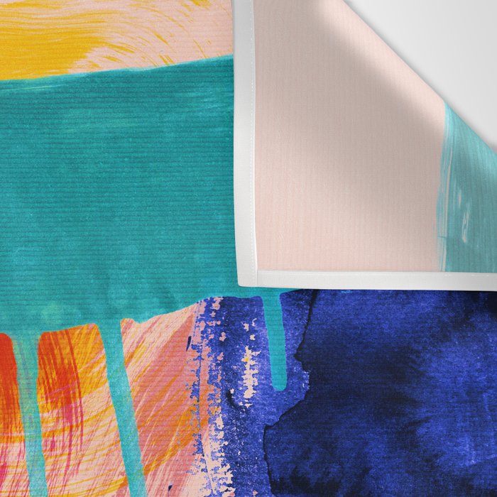 brush strokes abstract 5 Wall Tapestry Gallery Image 3