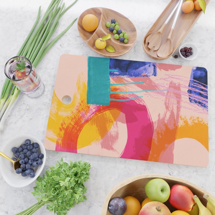brush strokes abstract 5 Cutting Board Gallery Image 2