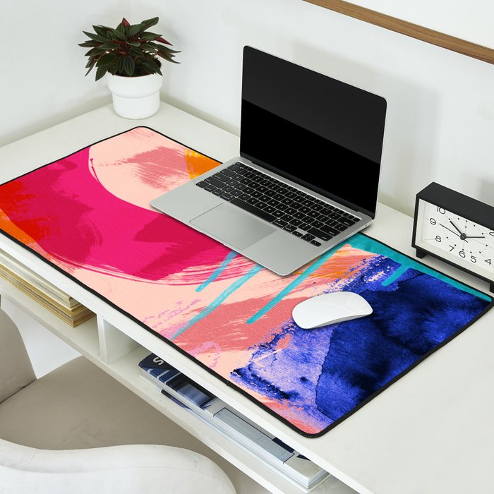 brush strokes abstract 5 Desk Mat Gallery Image 2