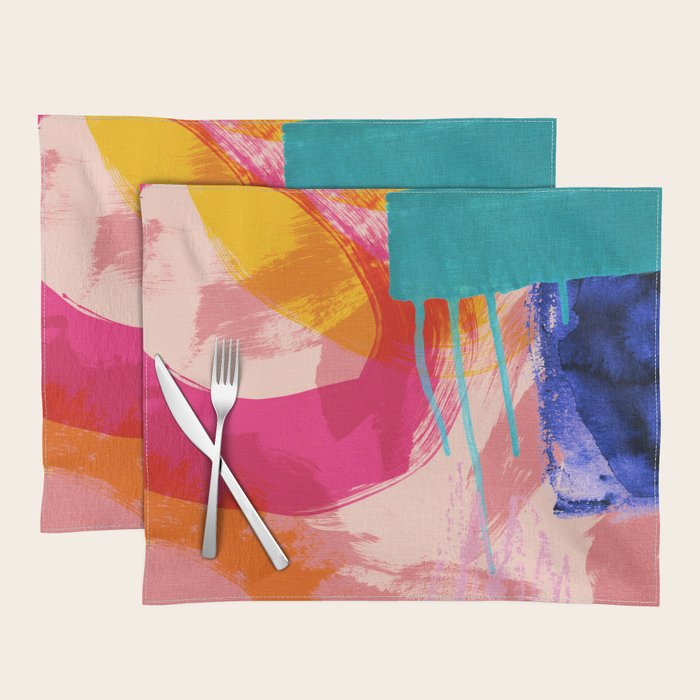 brush strokes abstract 5 Placemat Gallery Image 1