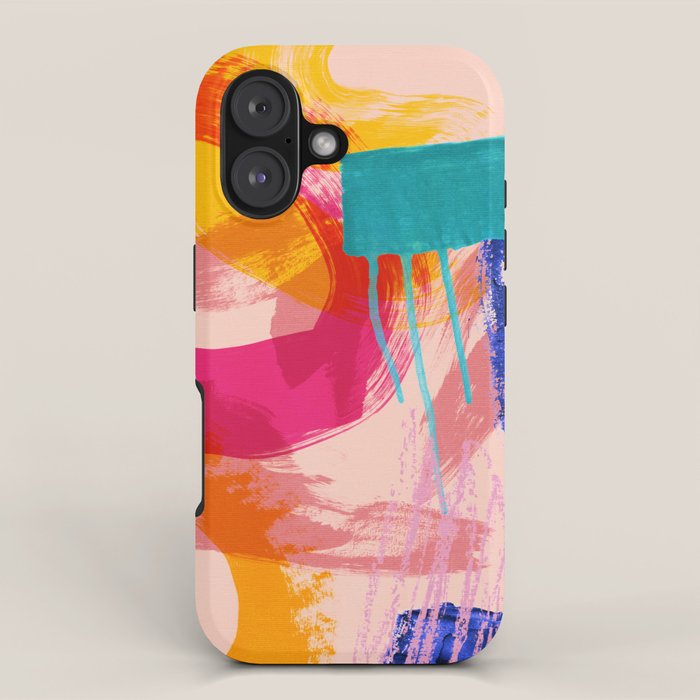 brush strokes abstract 5 iPhone Case Gallery Image 1