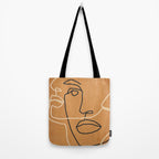 Abstract Face 6 Tote Bag Gallery Image 2