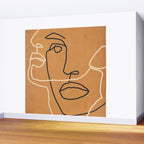 Abstract Face 6 Wall Mural Gallery Image 2