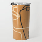 Abstract Face 6 Travel Mug Gallery Image 3