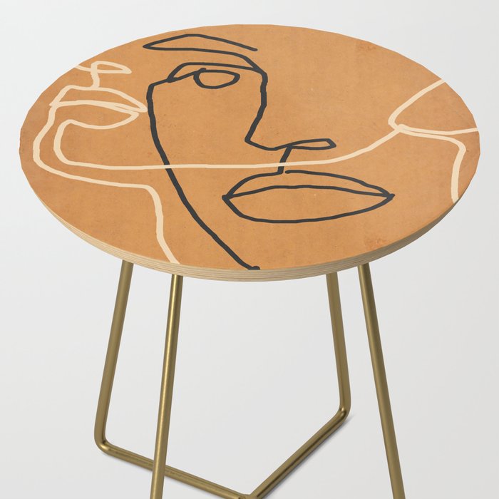 Abstract Face 6 Side Table Gallery Image 2