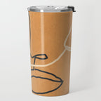 Abstract Face 6 Travel Mug Gallery Image 2