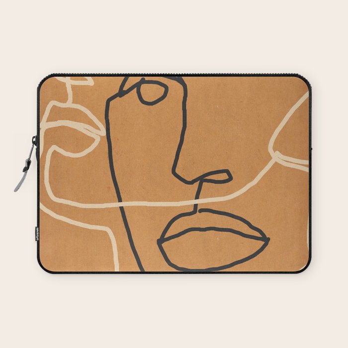 Abstract Face 6 Laptop Sleeve Gallery Image 1