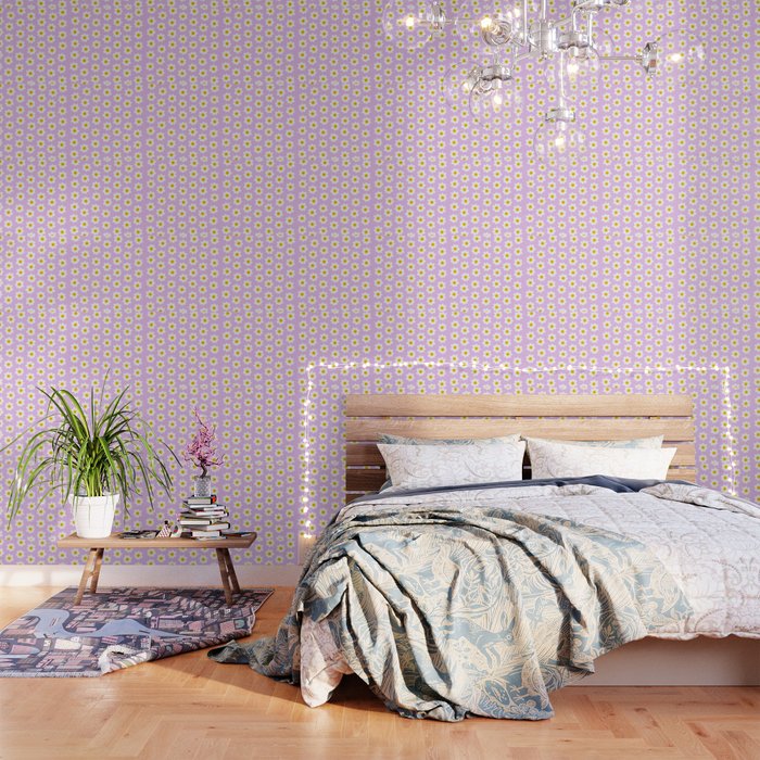 Happy Flowers - Purple  Wallpaper Gallery Image 1