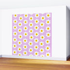 Happy Flowers - Purple  Wall Mural Gallery Image 2