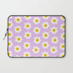 Happy Flowers - Purple  Laptop Sleeve Gallery Image 1