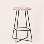 Happy Flowers - Purple  Stool Gallery Image 1