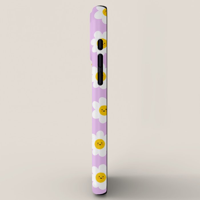 Happy Flowers - Purple  iPhone Case Gallery Image 2
