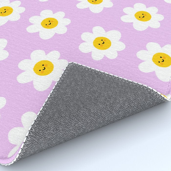 Happy Flowers - Purple  Rug Gallery Image 4
