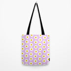 Happy Flowers - Purple  Tote Bag Gallery Image 2